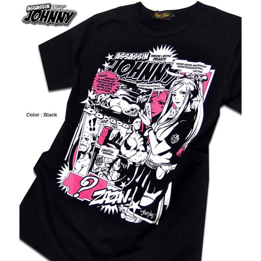 キャラクター コミック プリント Tシャツ メンズ 「ASSASSIN JOHNNY SST (AC)」jb style（ジェイビースタイル