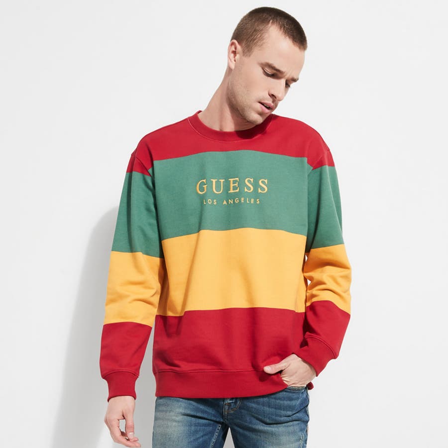 Guess Originals Field Stripe Sweatshirt Cheap Sale, 59% OFF 