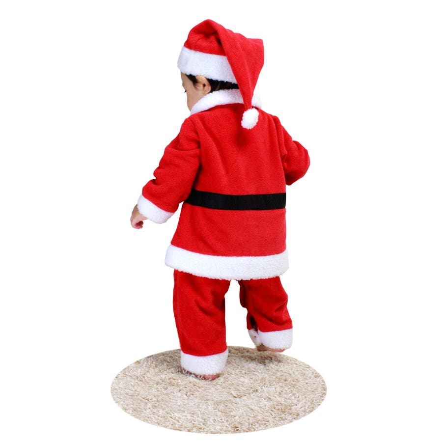 サンタ カバーオール 子供服 キッズ ベビー服 クリスマス サンタクロース サンタ着ぐるみ サンタベビー サンタコスプレ赤ちゃん 着ぐるみ