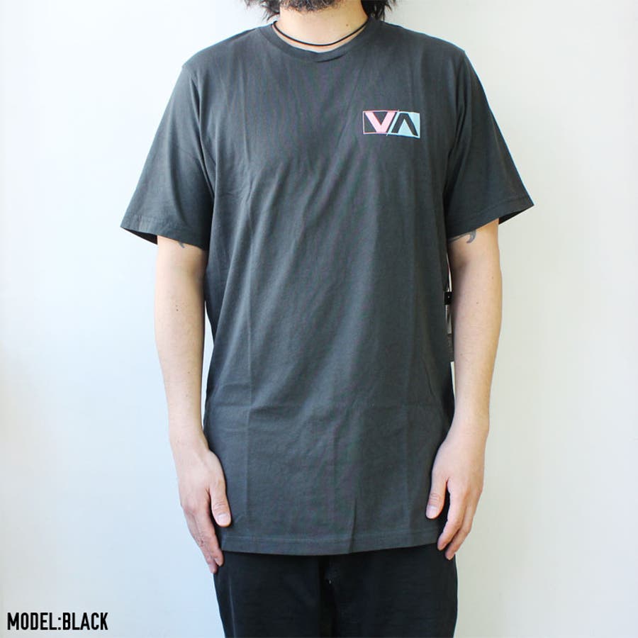 RVCA ルーカ Lateral T-Shirt Tシャツ ホワイト ブラック 白T メンズ M L XL サーフ ストリートスケート
