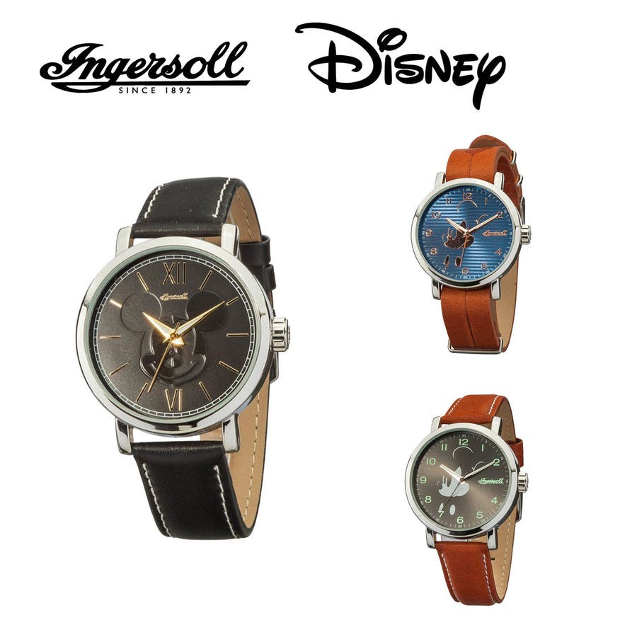 Ingersoll インガソール 腕時計 Disney ディズニー 3針 ミッキー Classic 品番 Inta Time Piece タイムピース のレディースファッション通販 Shoplist ショップリスト