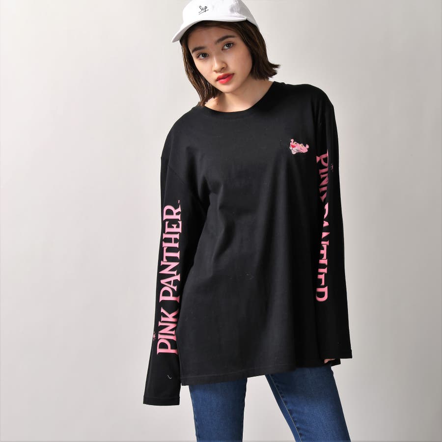 ピンクパンサーコラボロングtシャツ Mc17au10 L005 品番 Wg Wego Women ウィゴー のレディースファッション通販 Shoplist ショップリスト